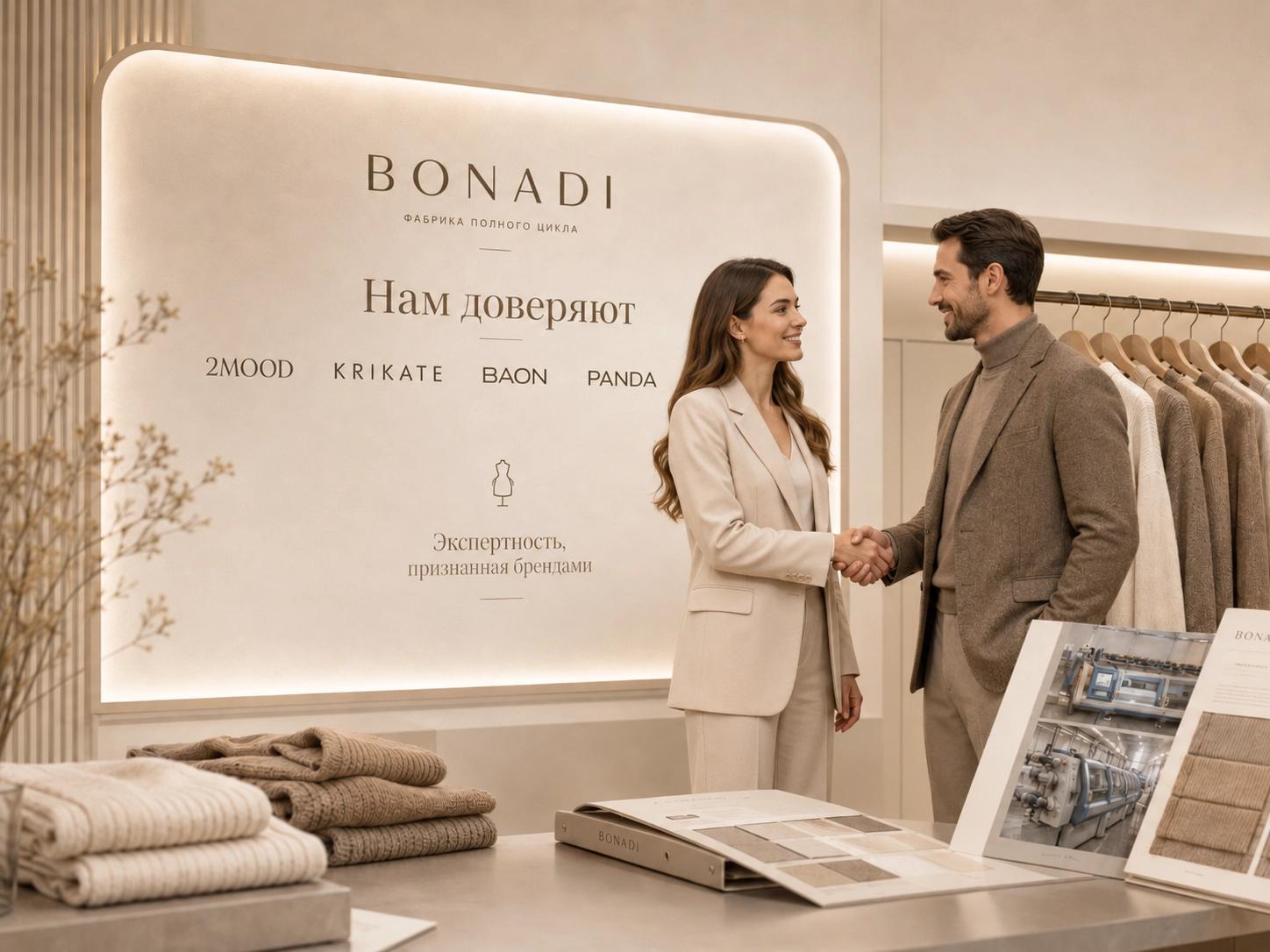 Партнерское производство BONADI для модных брендов